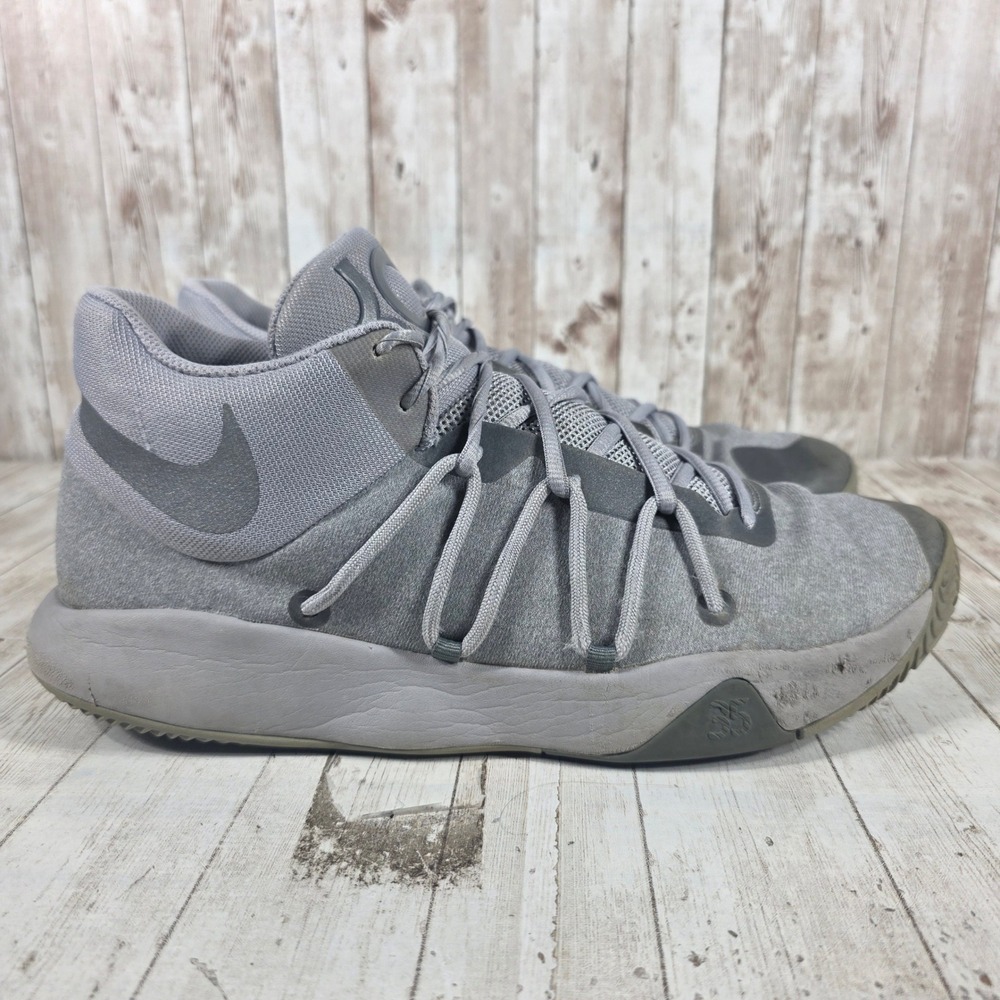 Nike KD Trey 5 VI Wolf Grey Basketball Shoes Mens 13 897638-011 Mid Top Sneakers
